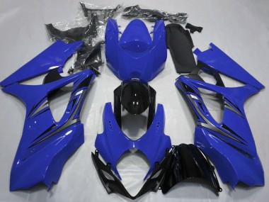 Carene Moto Suzuki GSXR 1000 2007-2008 - Blu Nero Lucido OEM Stile