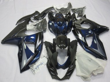 Carene Moto Suzuki GSXR 1000 2009-2016 - Blu Argento Nero