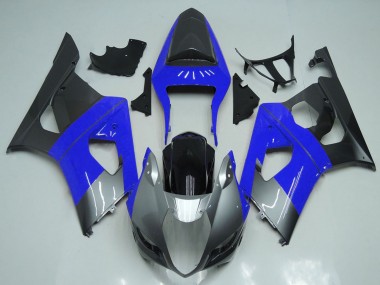 Carene Moto Suzuki GSXR 1000 2003-2004 - Blu Argento Nero