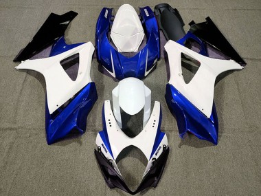 Carene Moto Suzuki GSXR 1000 2007-2008 - Bianco Blu Nero