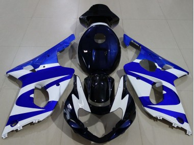 Carene Moto Suzuki GSXR 1000 2000-2002 - Blu Bianco Nero