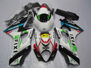 Carene Moto Suzuki GSXR 1000 2007-2008 - Bianco Blu Verde Giallo Rosso Fixi 500