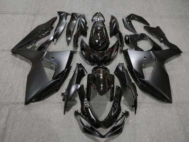 Carene Moto Suzuki GSXR 1000 2009-2016 - Nero Lucido Nero Opaco