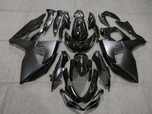 Carene Moto Suzuki GSXR 1000 2009-2016 - Nero Lucido Nero Opaco