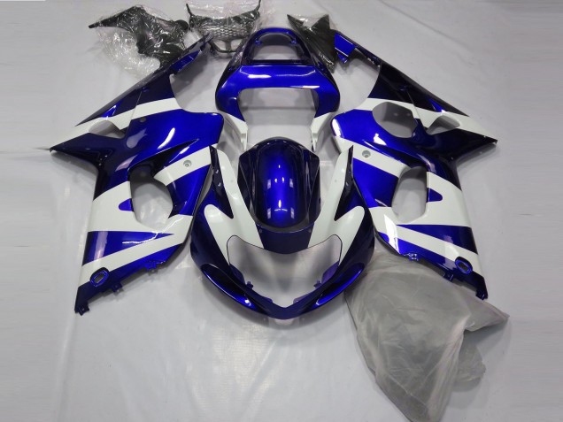 Carene Moto Suzuki GSXR 1000 2000-2002 - Blu Bianco