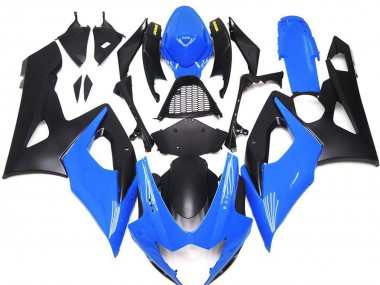 Carene Moto Suzuki GSXR 1000 2005-2006 - Blu Nero Opaco Giallo
