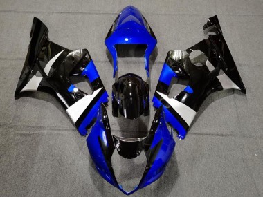 Carene Moto Suzuki GSXR 1000 2003-2004 - Blu Bianco Nero Lucido