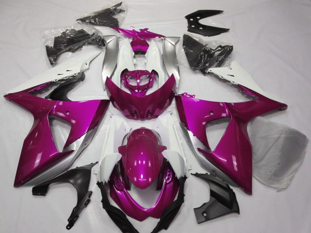 Carene Moto Suzuki GSXR 1000 2009-2016 - Rosa Bianco