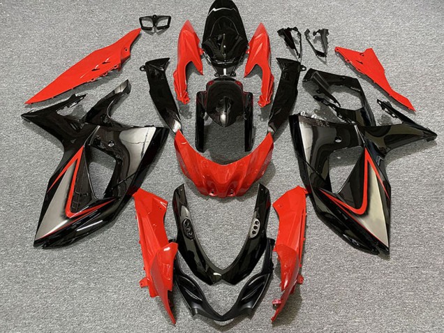 Carene Moto Suzuki GSXR 1000 2009-2016 - Rosso Nero