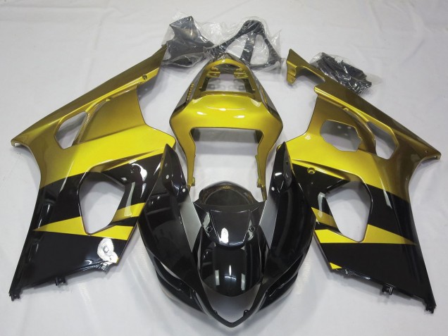 Carene Moto Suzuki GSXR 1000 2003-2004 - Giallo Nero Lucido