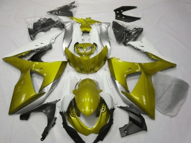 Carene Moto Suzuki GSXR 1000 2009-2016 - Bianco Giallo