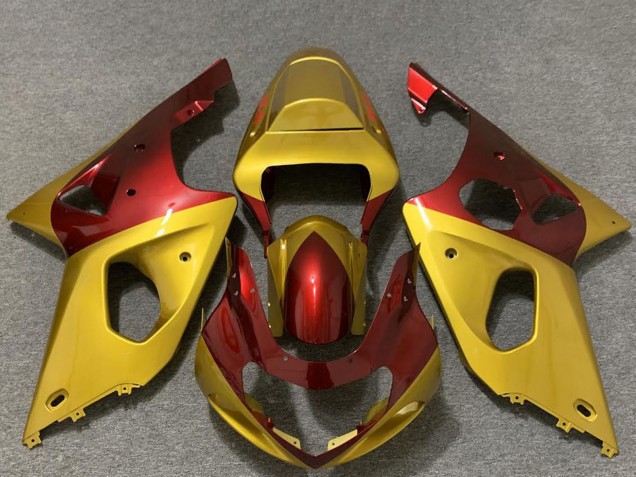 Carene Moto Suzuki GSXR 1000 2000-2002 - Oro Rosso