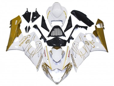 Carene Moto Suzuki GSXR 1000 2005-2006 - Bianco Oro Corona