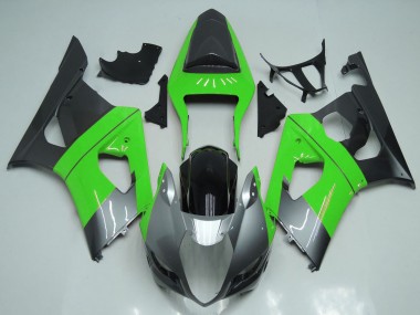 Carene Moto Suzuki GSXR 1000 2003-2004 - Verde Argento Nero