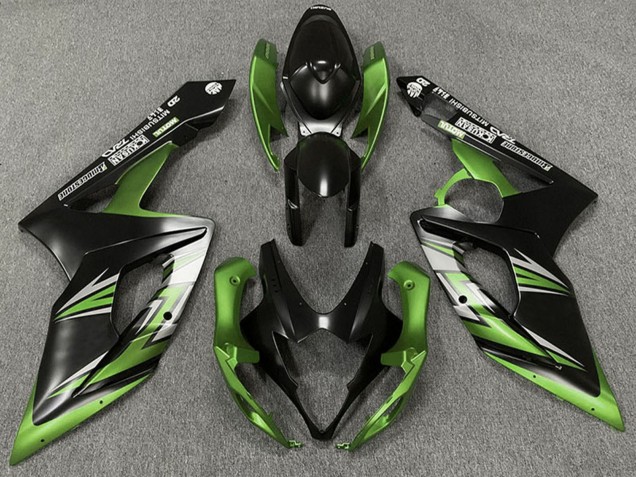 Carena Moto Suzuki GSXR 1000 2005-2006 - Nero Opaco Verde