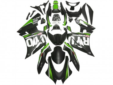 Carene Moto Suzuki GSXR 1000 2017-2024 - Nero Opaco Verde