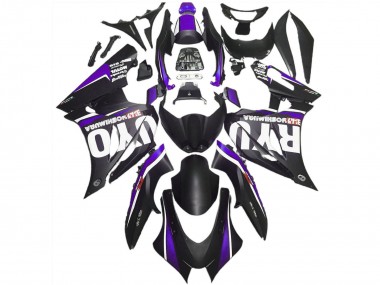 Carene Moto Suzuki GSXR 1000 2017-2024 - Nero Opaco Viola