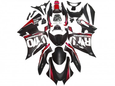Carene Moto ABS Suzuki GSXR 1000 2017-2024 - Nero Opaco Rosso