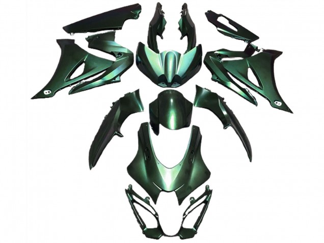 Carene Moto Suzuki GSXR 1000 2017-2024 - Verde Opaco