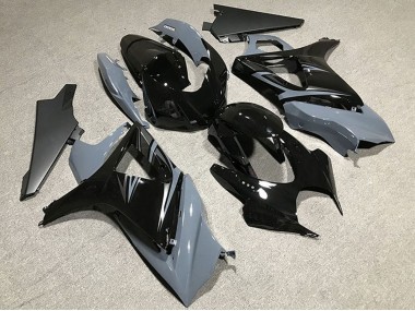 Carene Moto Suzuki GSXR 1000 2007-2008 - Nardo Grigio Nero Lucido OEM Stile