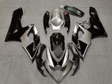 Carene Moto Suzuki GSXR 1000 2005-2006 - Argento Nero Rosso