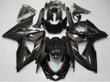 Carene Moto Suzuki GSXR 1000 2009-2016 - Nero Lucido Rosso
