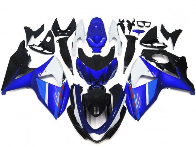 Carene Moto Suzuki GSXR 1000 2009-2016 - Bianco Blu Nero