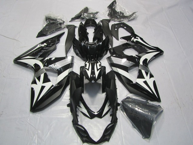 Carene Moto Suzuki GSXR 1000 2009-2016 - Nero Bianco