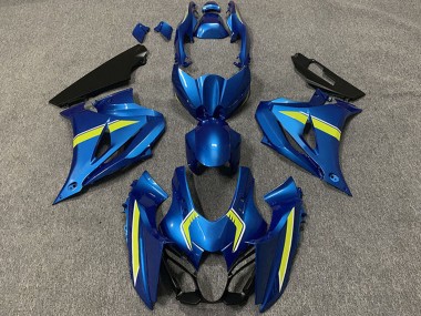 Carene Moto Suzuki GSXR 1000 2017-2024 - Blu Giallo Stile