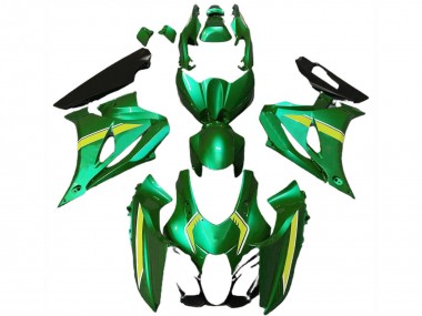 Carene Moto Suzuki GSXR 1000 2017-2024 - Verde Giallo Stile