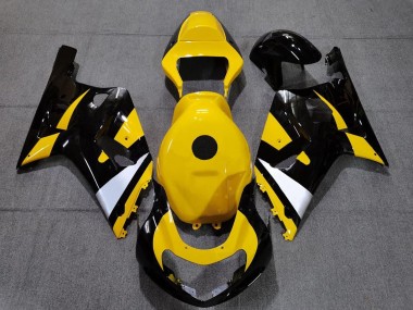 Carene Moto Suzuki GSXR 600 / GSXR 750 2001-2003 - Giallo Bianco Nero Lucido
