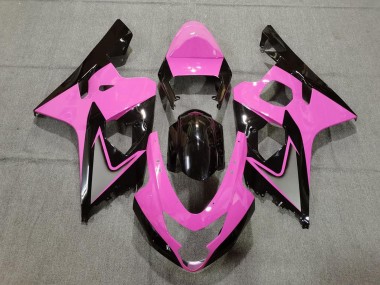 Carene Moto Suzuki GSXR 600 / GSXR 750 2004-2005 - Rosa Nero Lucido