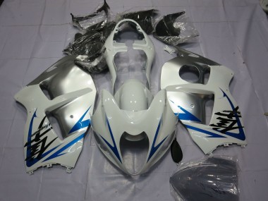 Carene Moto Suzuki GSXR 1300 1996-2007 - Bianco Argento Blu