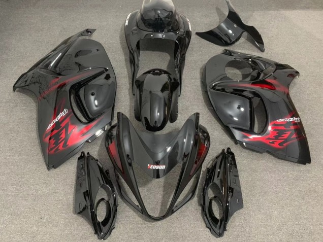 Carene Moto Suzuki GSXR 1300 2008-2020 - Nero Lucido Rosso
