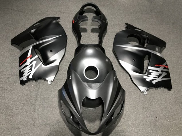 Carene Moto Suzuki GSXR 1300 1996-2007 - Argento Opaco Nero