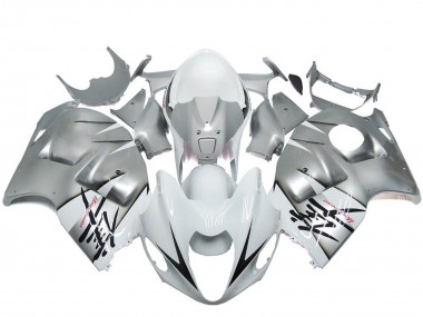 Carene Moto Suzuki GSXR 1300 1996-2007 - Argento Bianco OEM Stile