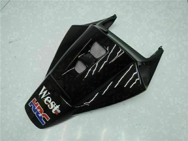 Carene Moto Honda CBR1000RR 2004-2005 - Nero Lucido Bianco West Mobil Michelin