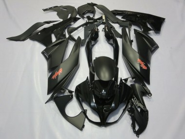 Carene Moto Kawasaki ZX6R 2009-2012 - Nero Opaco Nero Lucido Rosso Ninja