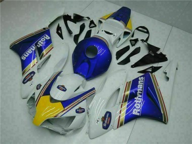 Carena Moto Honda CBR1000RR 2004-2005 - Bianco Blu Giallo Rothmans