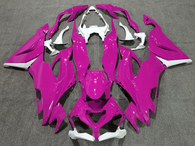 Carene Moto Kawasaki ZX6R 2019-2022 - Bianco Rosa