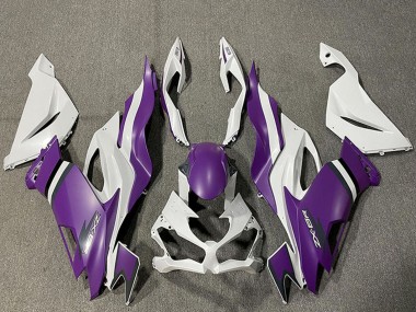 Carene Moto Kawasaki ZX6R 2019-2022 - Bianco Viola