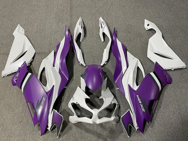 Carene Moto Kawasaki ZX6R 2019-2022 - Bianco Viola