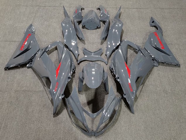 Carene Moto Kawasaki ZX6R 2013-2018 - Nardo Grigio Rosso