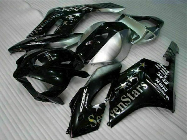 Carene Moto Honda CBR1000RR 2004-2005 - Argento Nero Lucido SevenStars