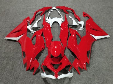 Carene Moto Kawasaki ZX6R 2019-2022 - Bianco Rosso