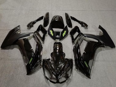 Carene Moto Kawasaki Ninja 650R 2009-2011 - Nero Lucido Verde