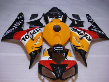 Kit Carene Moto ABS Honda CBR1000RR 2004-2005 - Arancia Bianco Rosso Nero Lucido Repsol