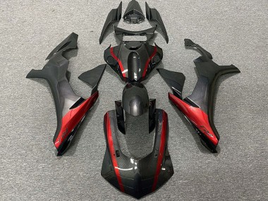 Carene Moto Yamaha R1 2015-2019 - Fibra di Carbonio Stile Rosso