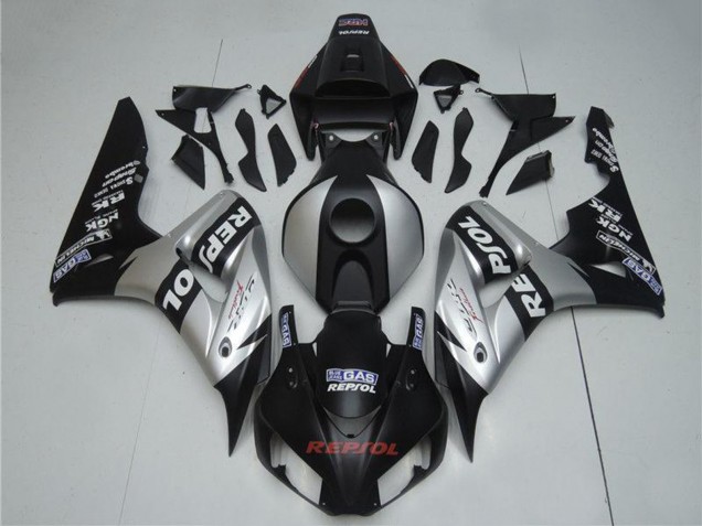Carene Moto Honda CBR1000RR 2004-2005 - Argento Nero Lucido Repsol