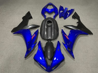 Carene Moto Yamaha R1 2004-2006 - Fibra di Carbonio Stile Blu